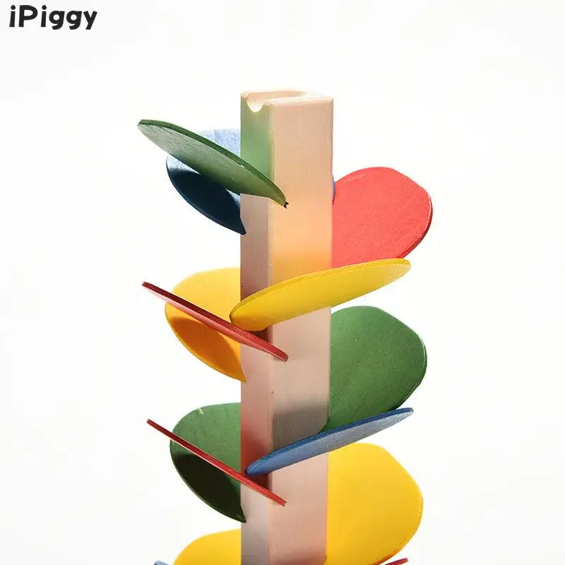 Игрушка iPiggy деревянное Дерево деревянный шар бегущий трек игра ребенок дети