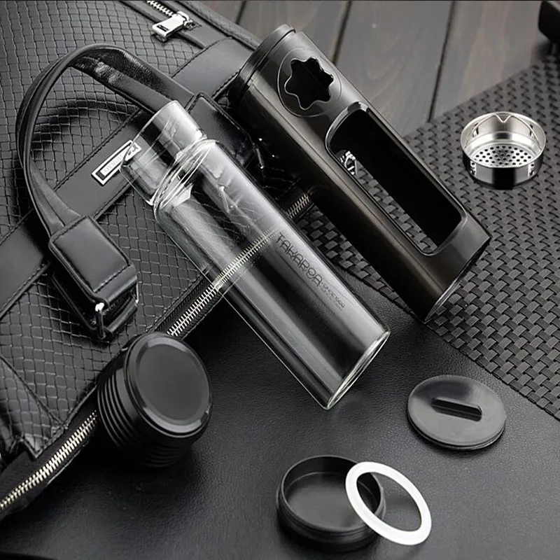 Горячая Распродажа креативная двухслойная чашка с фильтром офисные чашки для