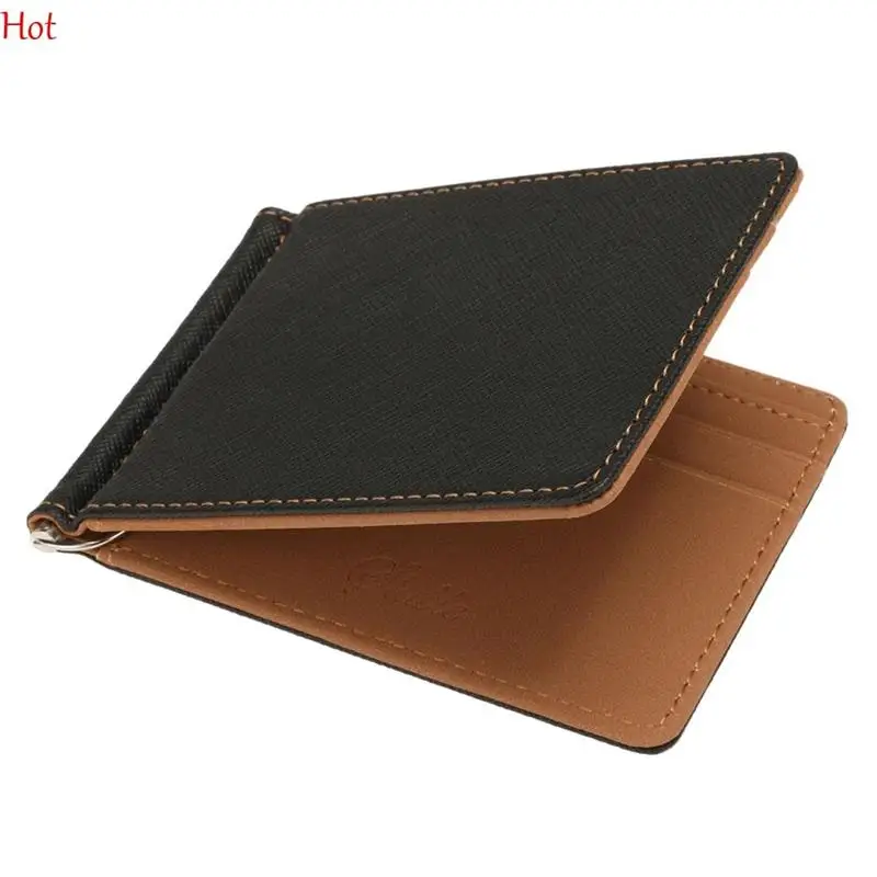 Визитница кожаная сумка Корея Многофункциональный Magic Зажимы для денег 3 цвета