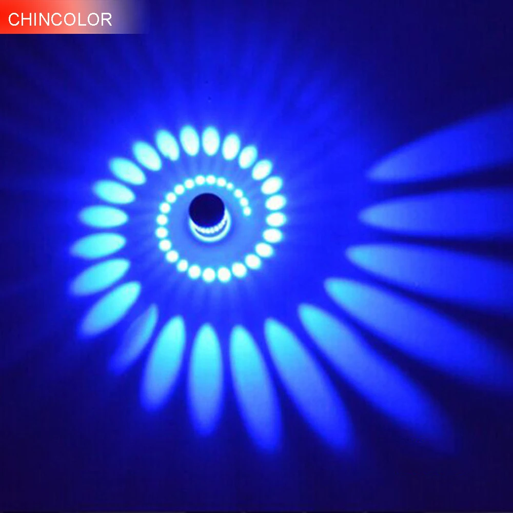 

Светодиодный настенный светильник, круглая настенная лампа для KTV, бара, современное домашнее освещение, 8 цветов, светильник, бра 3 Вт, комна...