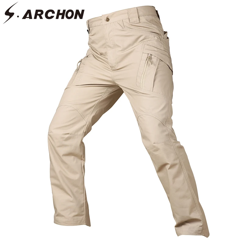 Брюки карго мужские тактические водостойкие с карманами|military trousers|us military