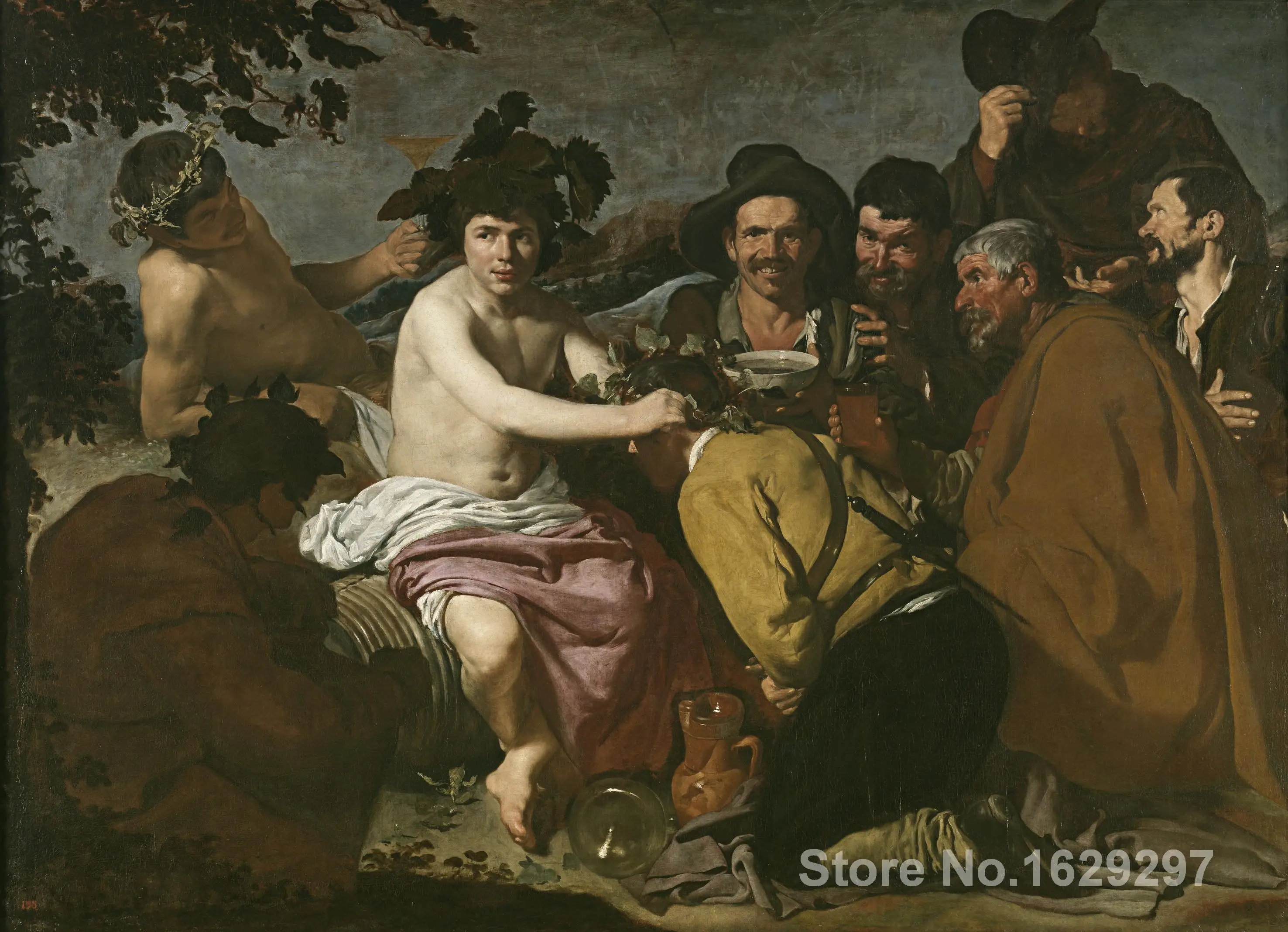 Известный Diego Velazquez картина Триумф бачуса ручная роспись высокое качество|quality