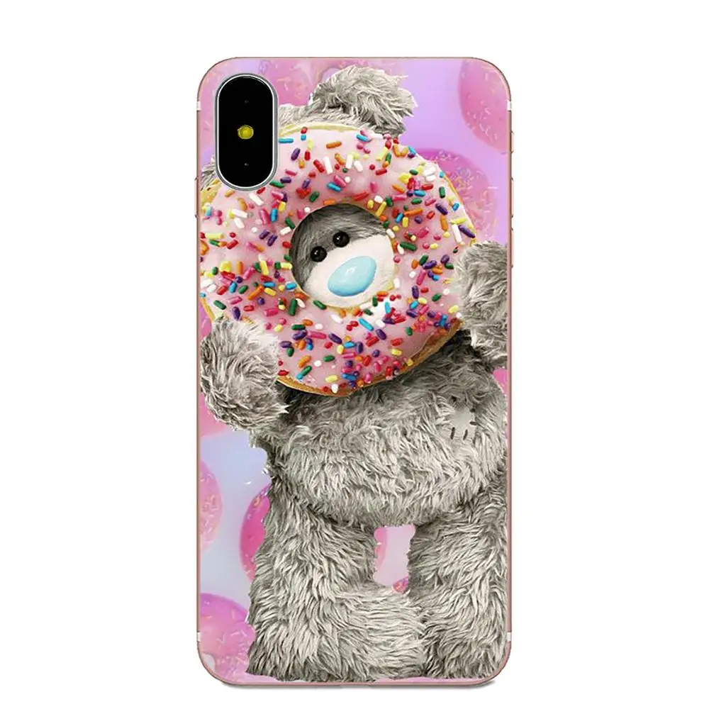 Милый медведь из мягкого ТПУ новый стиль уникальный для Apple iPhone 4 4S 5 5C 5S SE 6 6S 7 8 Plus X