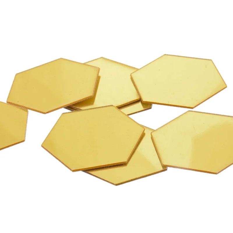 DIDIHOU 12 шт. 3D Шестигранная акриловая зеркальная Настенная Наклейка s DIY