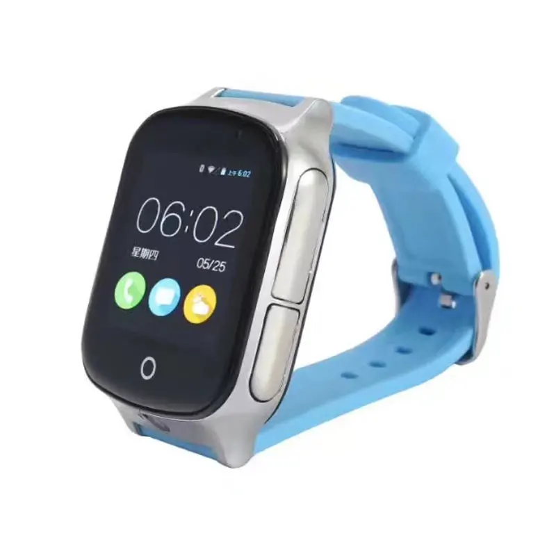 1900Mhz blue 3G Смарт GPS трекер часы Поддержка GPS WIFI lbs найти SOS камера для детей пожилых людей Finder Smartwatch IOS Android APP - Цвет: 1900Mhz blue