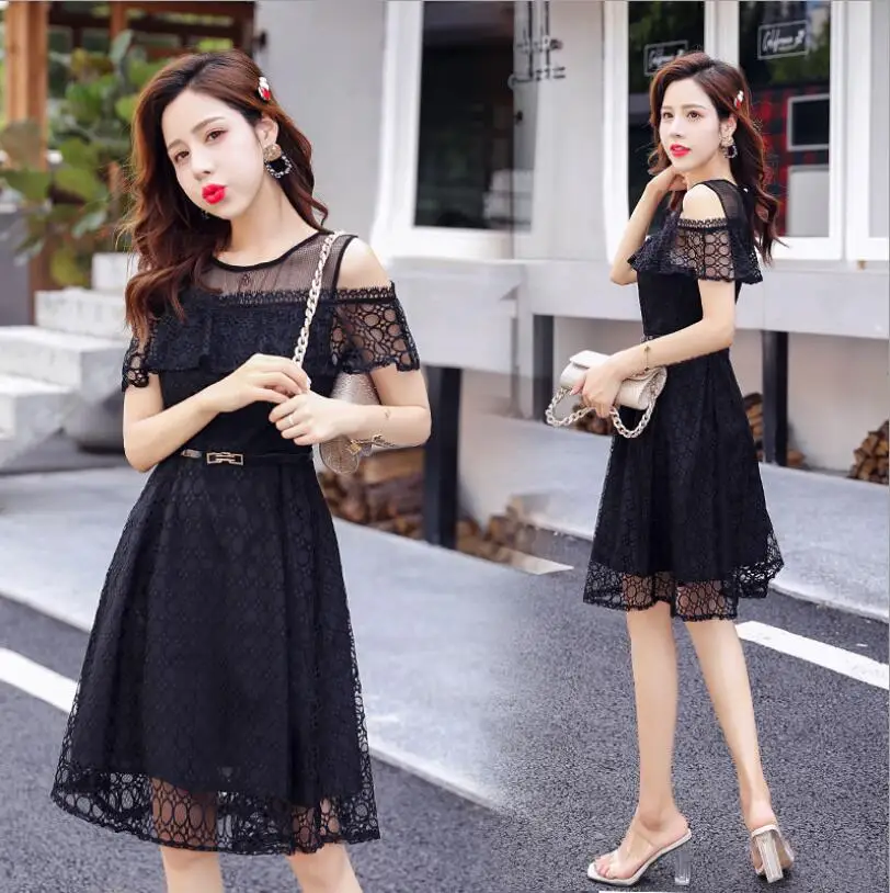 Летние платья Новинка 2019 года короткие с принтом Первая любовь милые маленькие