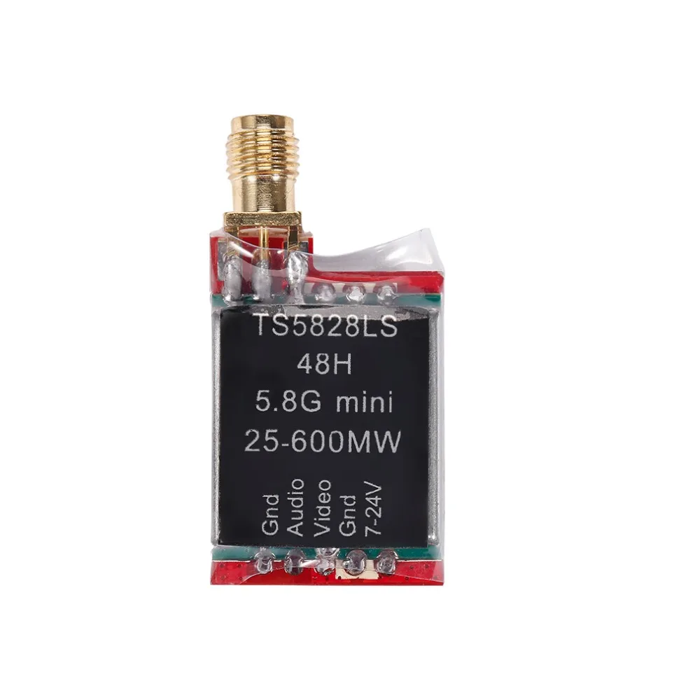 TS5828LS 5 8G Mini 25-600 MW 48CH RP-SMA Регулируемая мощность переключаемый AV беспроводной FPV