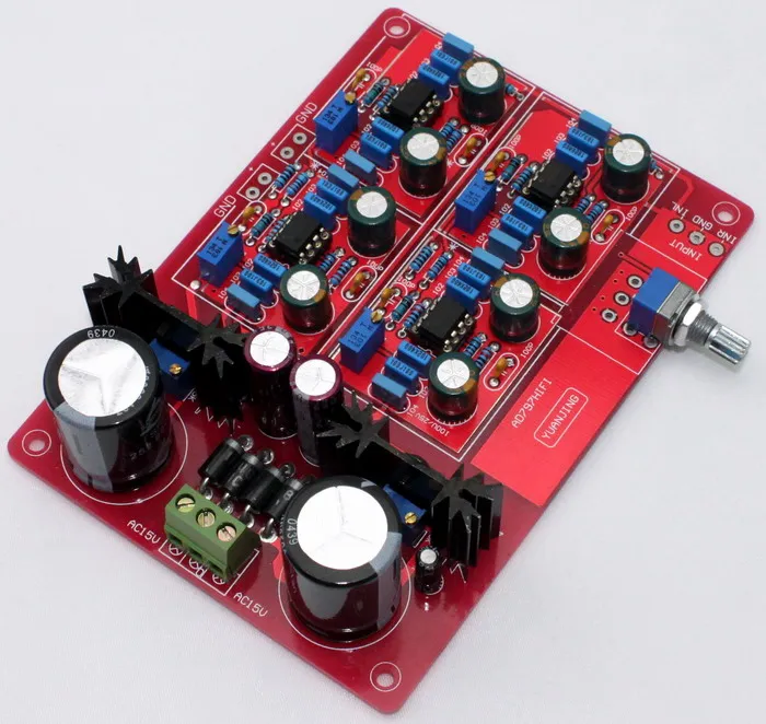 NE5534 Hi Fi предусилитель Плата усилителя Тон регулятор громкости DIY домашний