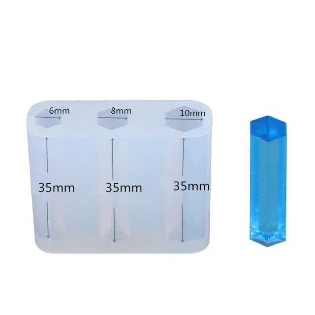 Эпоксидный материал для подвески DIY Хрустальная эпоксидная форма шестиугольная