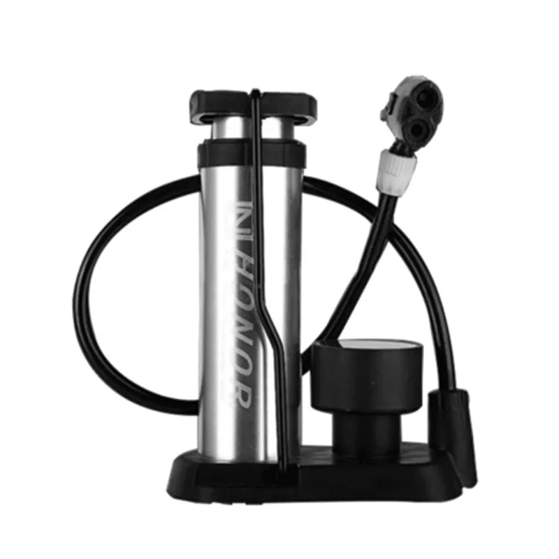 Portable Pump Bicycle Foot Aluminum Alloy American French Gas Nozzle Household Mini GM Electric Motorcycle Basketball | Спорт и