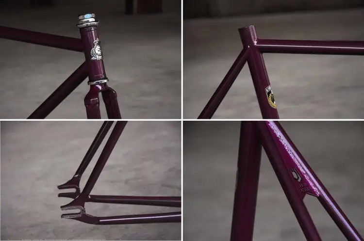 Хромированная молибденовая стальная рама 700C 50 см 52 см 54 см, рама fixie bicyle, рама для шоссейного велосипеда, рама для велосипеда с фиксированной передачей