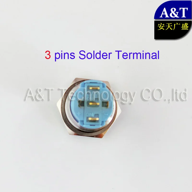 CMP 16 мм Мгновенный металлический пусковой рожок из нержавеющей стали кнопочный