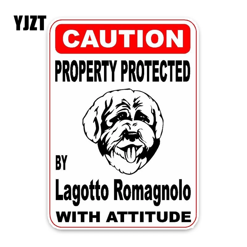 YJZT 15*11 4 см собственность защищенная Lagotto Romagnolo декоративная собака для автомобиля
