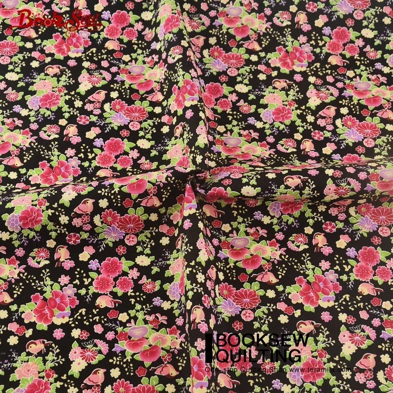 Хлопчатобумажная поплиновая ткань Booksew плотный четверть метра одежда детские