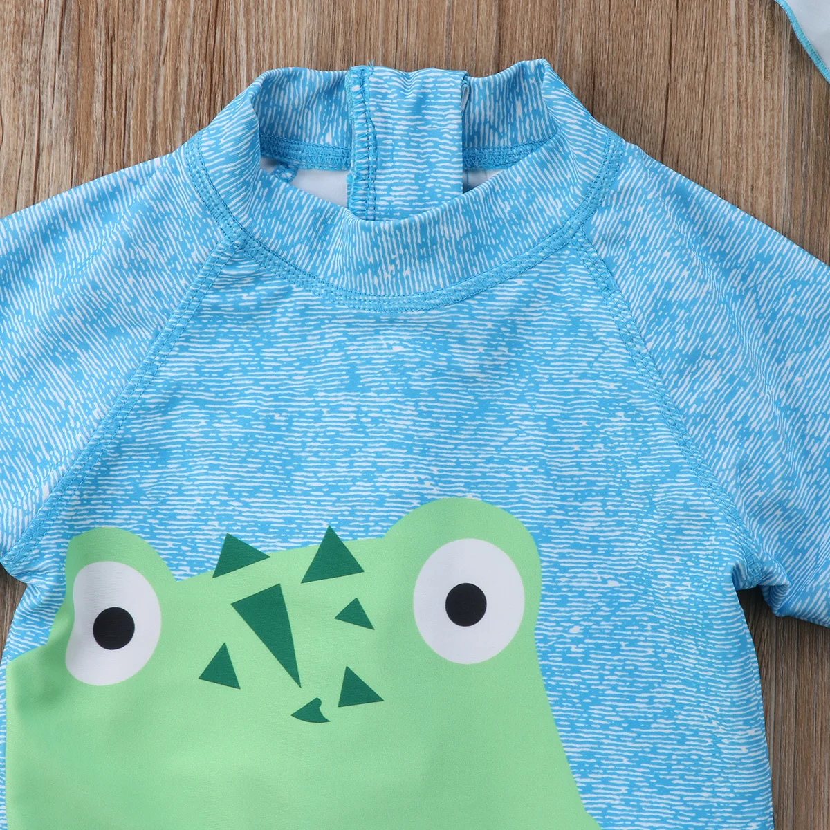 2018 милый синий купальник с принтом динозавра для маленьких мальчиков и девочек