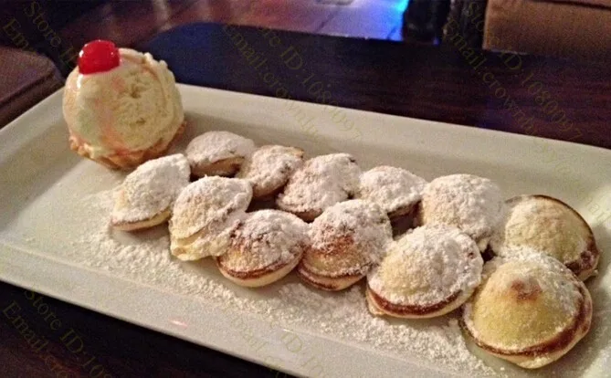 Сжиженного газа 50 шт в наборе poffertjes чайник машина Poffertjes голландский для