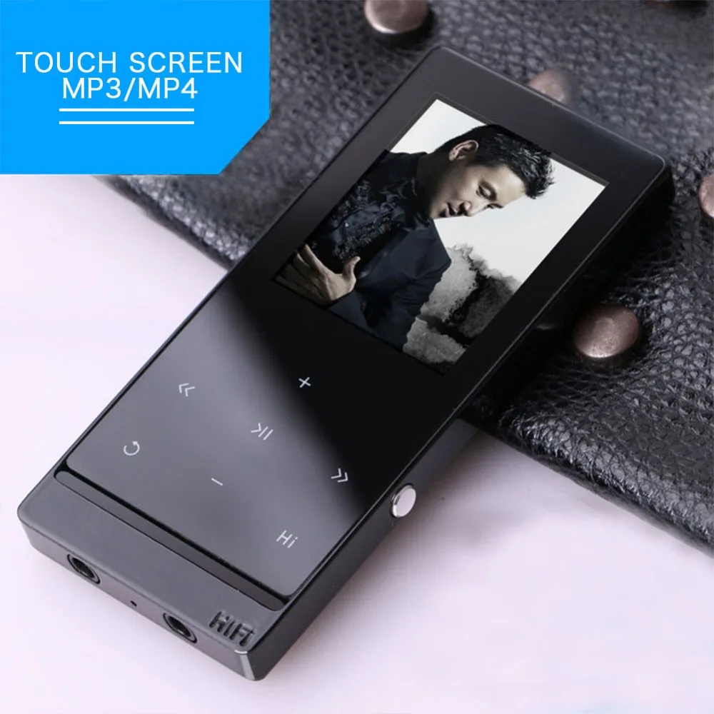 A7 Plus металлический Bluetooth MP4 плеер с динамиком 8 Гб 1 дюймов сенсорный экран без