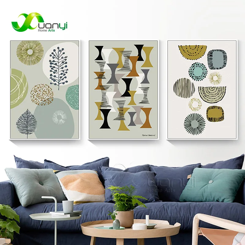 

Скандинавская абстрактная художественная роспись холст Настенный декор Печать Ткань Домашний Куадрос настенные картины для гостиной холс...