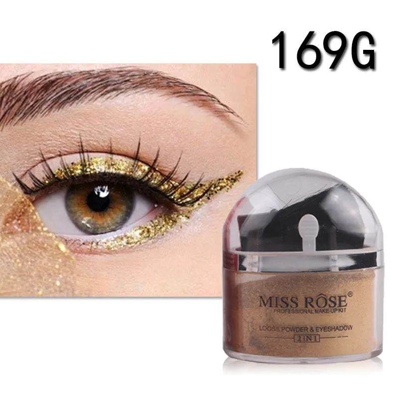 2 в 1 свободный порошок и набор для макияжа век долговечные хайлайтер бронзаторы