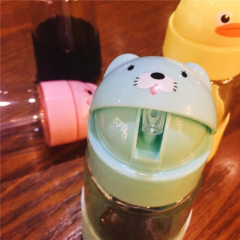 Стеклянная детская чашка бутылка для воды молочный Утконос милый малыш