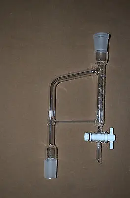 Приемник 10 мл 24/49 из стекла для дистилляции адаптер Dean Stark с PTFE Stopcock|adapter battery|distillate