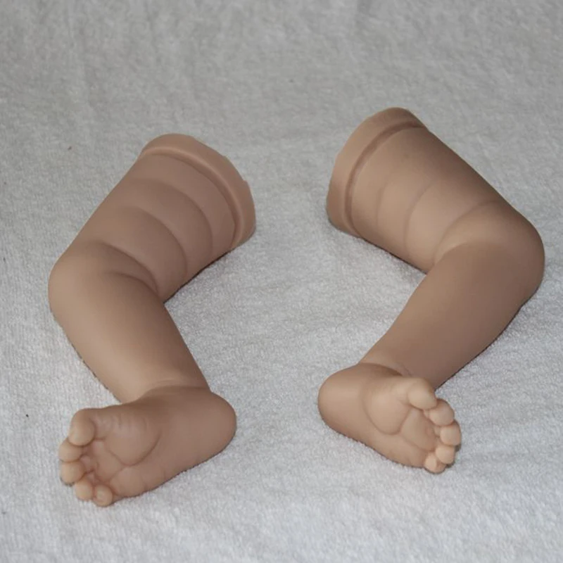 Пустые Силиконовые Наборы Куклы (Голова конечности 3/4) Поддельные Reborn Младенцы