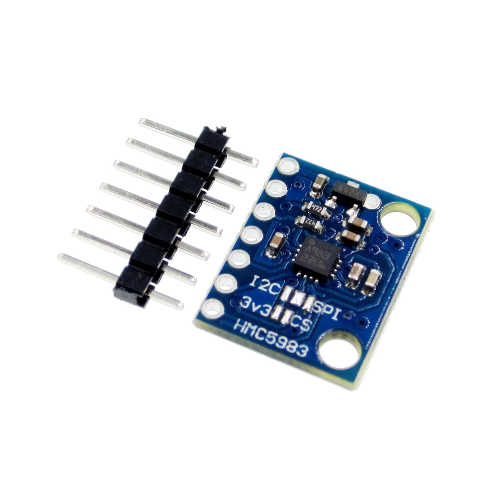 

1PCS GY-282 HMC5983 Replace HMC5883L High-precision High-sensitivity Temperature Compensation Triaxial Compass IIC SPI Module