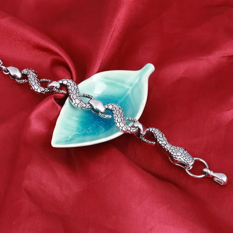 Мужской браслет из нержавеющей стали готический панк с полированным принтом и