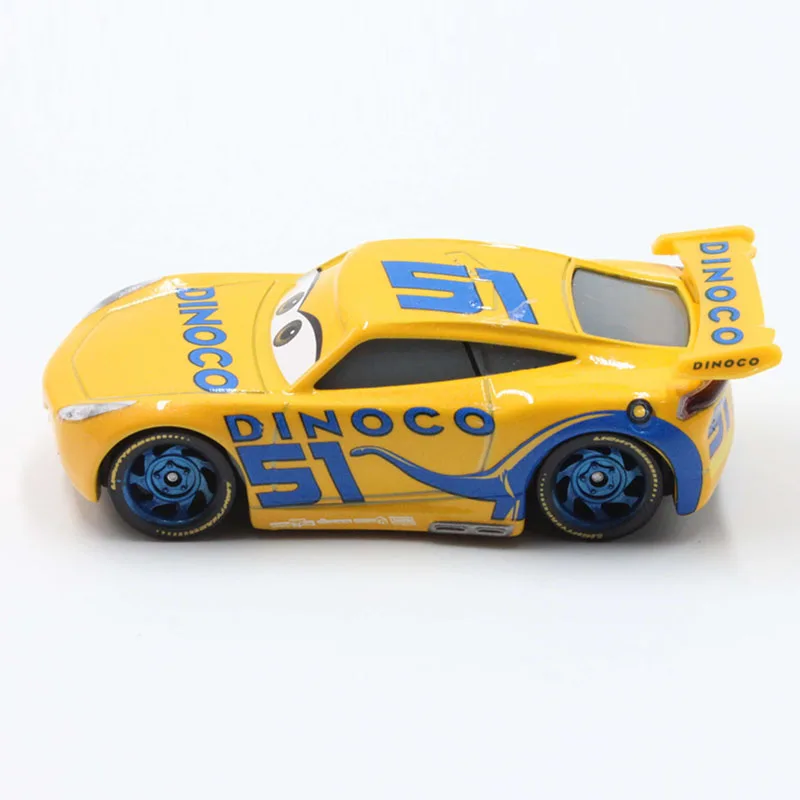 Disney Pixar Cars 3 No.51 Dinoco Cruz Ramirez 1:55 Scale Mini Cars Model Toys For Children Birthday Gifts New Figures Alloy Cars images - 6