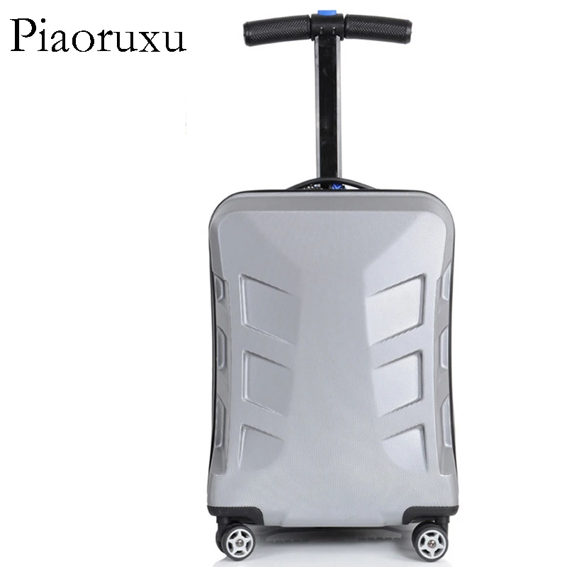

New Fashion High-grade Skateboard Rolling Luggage 21 inch Women and Men Trolley Suitcases Student Travel Bag Trunk