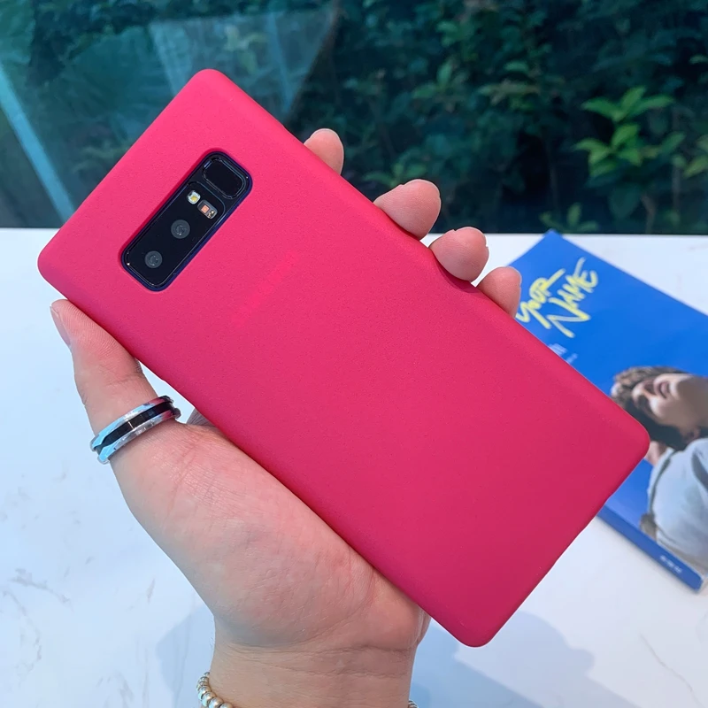 Цветной Матовый Жесткий пластиковый Чехол из поликарбоната для Samsung Galaxy S8 S9 S10 S20