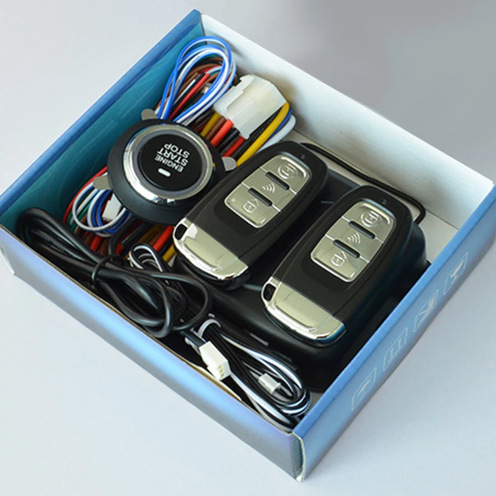 Система запуска двигателя OkeyTech система сигнализации без ключа кнопка