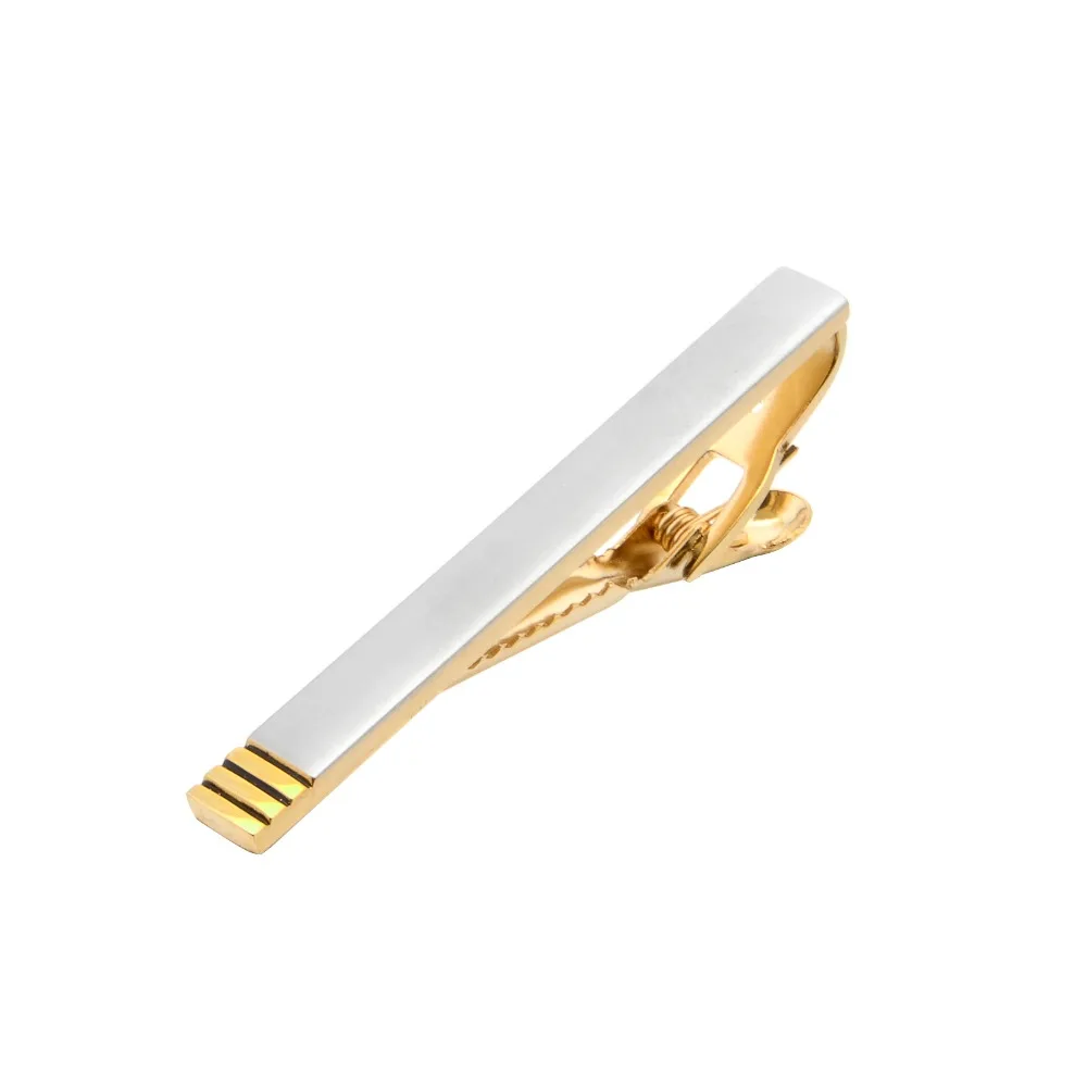 

Tie Clip Gold Tie Clips For Men Silver Tie Pin Classic Cooper Business Necktie Wedding Men Jewelry Gentlemen With Box QiQiWu