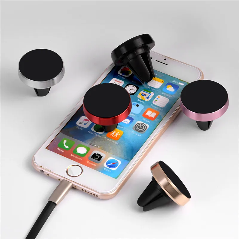 Универсальный металлический магнитный автомобильный держатель для телефона на