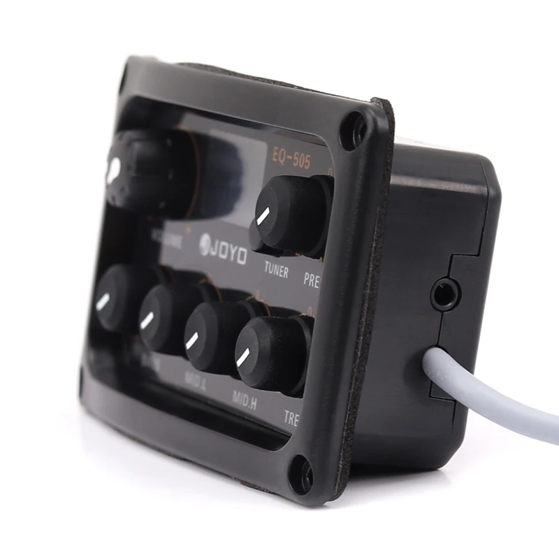 JOYO EQ-505 цифровой 5 полосный EQ Электрический акустический гитарный медиатор и тюнер с ЖК-дисплеем аксессуары для гитары