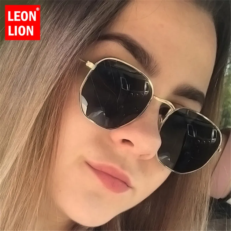 Leonlion 2021 Поляризованные Солнцезащитные очки женские классические зеркальные