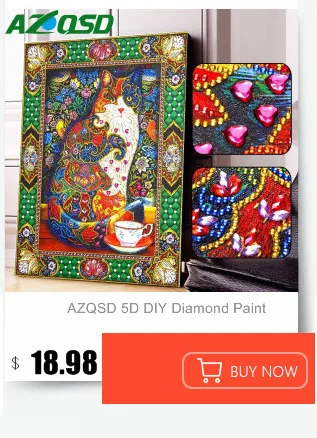 AZQSD 5D DIY алмазная вышивка распродажа картины алмазы круглые картина из страз особой формы цветы ремесленных рукоделие картину со стразами Мандала подарок