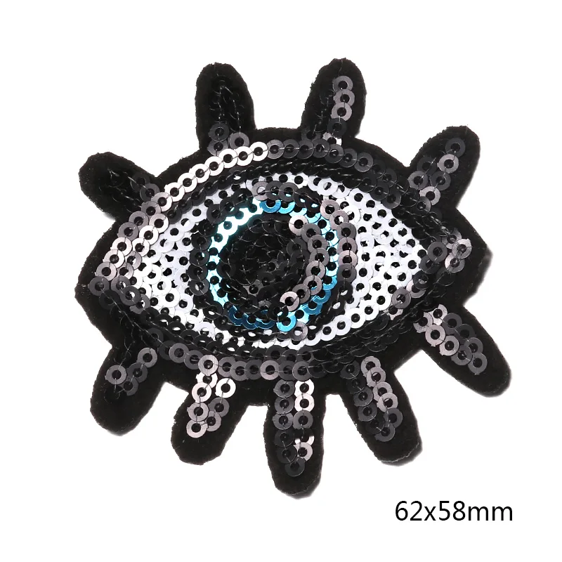 Высокое качество Красочные Блестки патч горячего расплава клейкая одежда