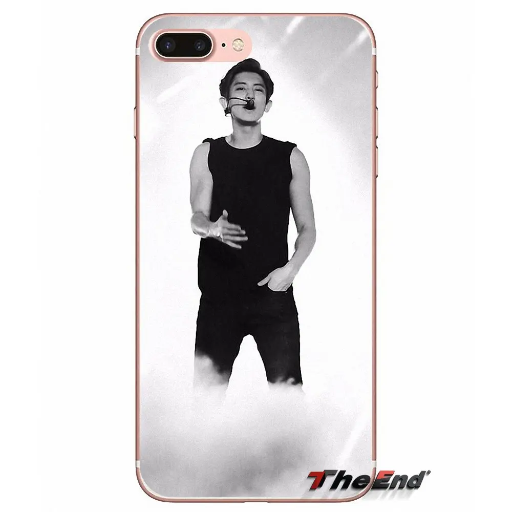 Для Apple IPhone X 4 4S 5 5S SE 5C 6 6s 7 8 плюс Plus Силиконовые чехлы Chanyeol Чан Ёль экзо | Мобильные