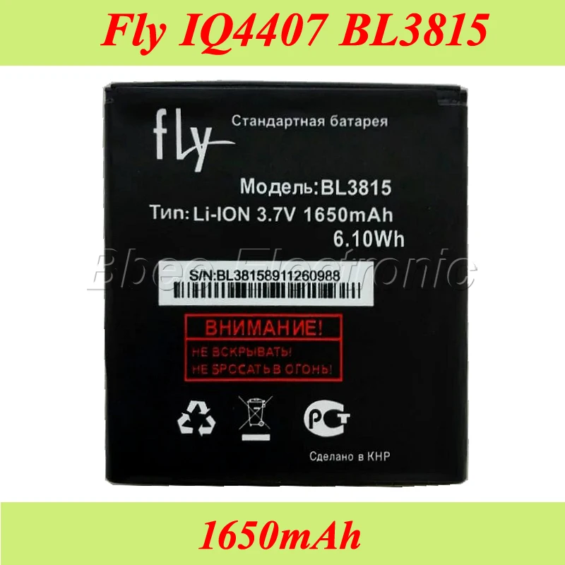 

1650mAh BL3815 Battery For FLY IQ4407 Batterie Bateria AKKU Accumulator PIL