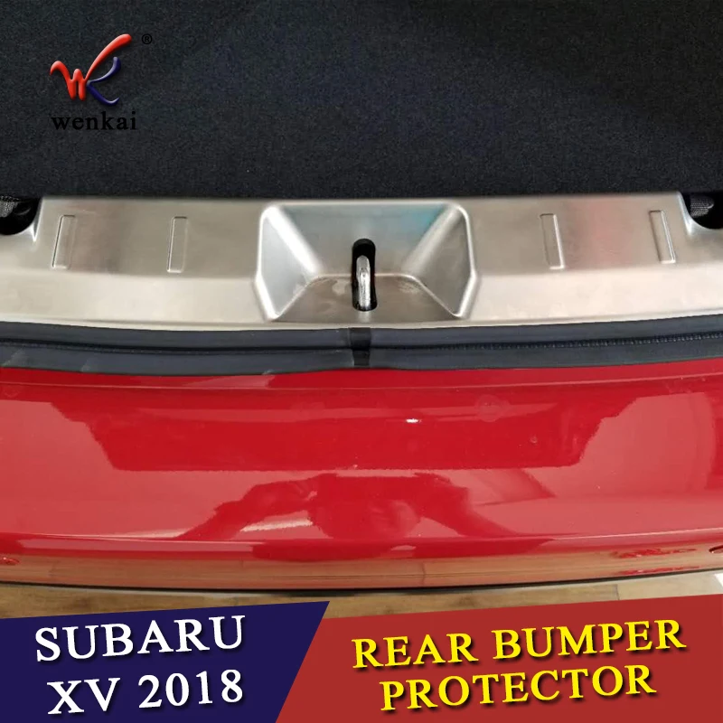 Аксессуары для SUBARU XV 2017 2018 защитная крышка заднего бампера Накладка на порог