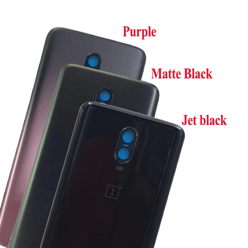 Оригинальное стекло для OnePlus 6T задняя крышка батарейного отсека Дверь задняя стекло для Oneplus 6 Крышка батарейного отсека 1+ 6T корпус чехол с объективом камеры