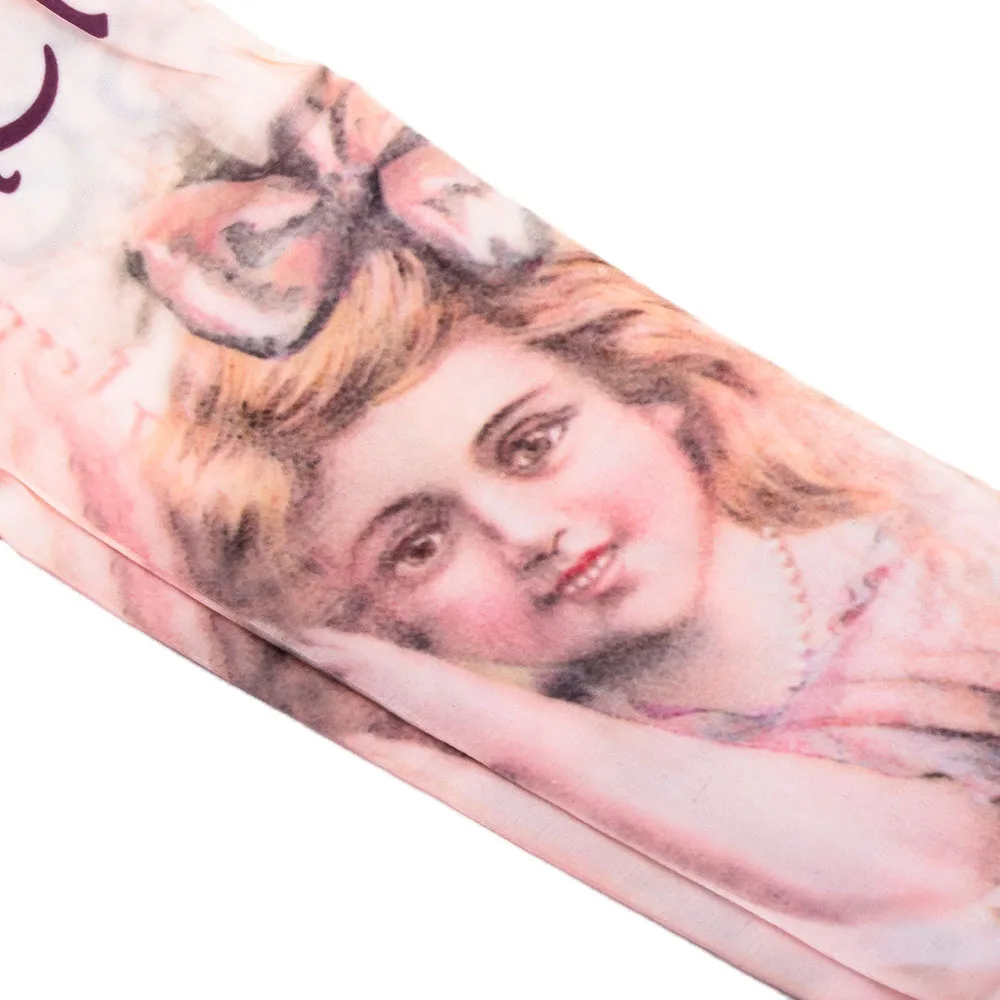 Персональные модные стильные чулки ретро кроличьи ножницы Чулки с татуировкой