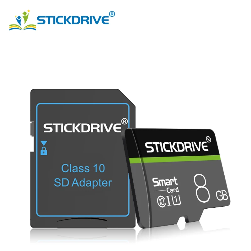 Высокоскоростная карта micro sd 4 ГБ 8 ГБ 16 ГБ 32 ГБ 64 Гб 128 Гб класс 10 usb флэш-карта памяти Microsd/tf карта для смартфона Подарочный адаптер - Емкость: 8 Гб