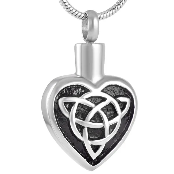 IJD9128 форме Сердца 316L Stainelss Стали Кремации Урна Keepsake Мемориал Ожерелье для Пепла |