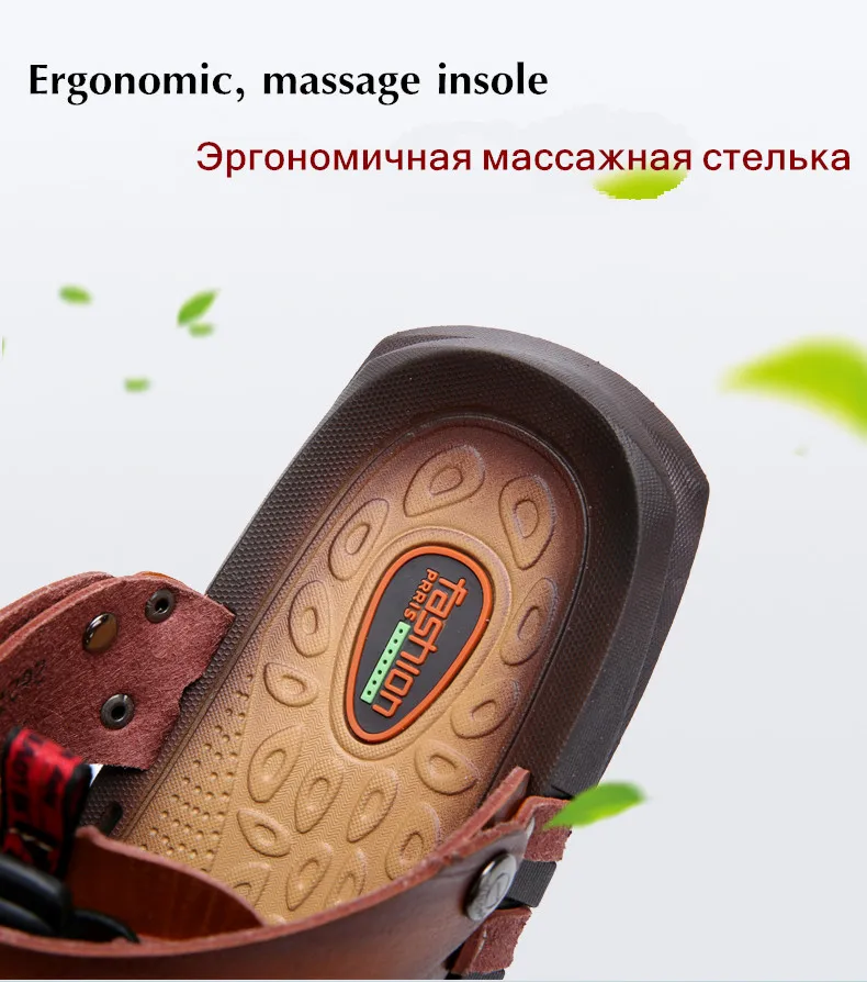 ZUNYU/Новинка; летние мужские сандалии; мужские пляжные сандалии из дышащей кожи; брендовая мужская повседневная обувь; удобные повседневные недорогие сандалии без застежки