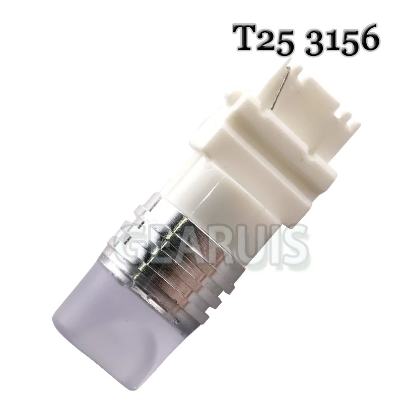 10 шт. W21/5 Вт T20 7443 580 7440 3D 9 SMD СВЕТОДИОДНЫЙ T25 2835 3156 P27W светильник красный желтый