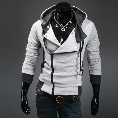 Мужское пальто на молнии для активного отдыха куртка с длинным рукавом теплая