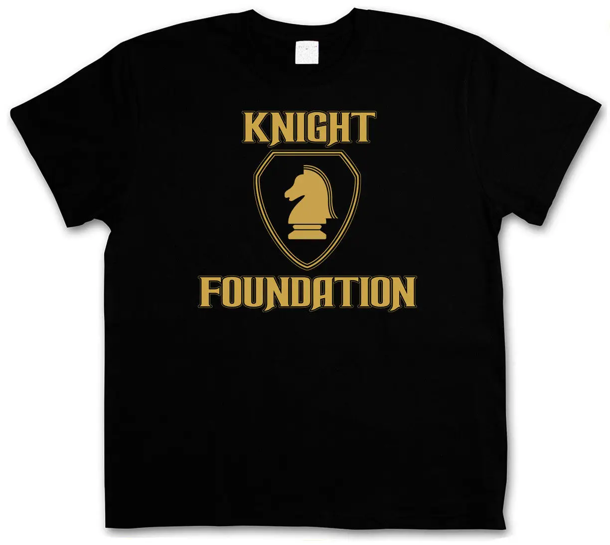 BLACK KNIGHT FOUNDATION LOGO T ТВ Rider K Дэвид 2000 Серия Kult K.I.T.T. короткими Рукавами Хлопок