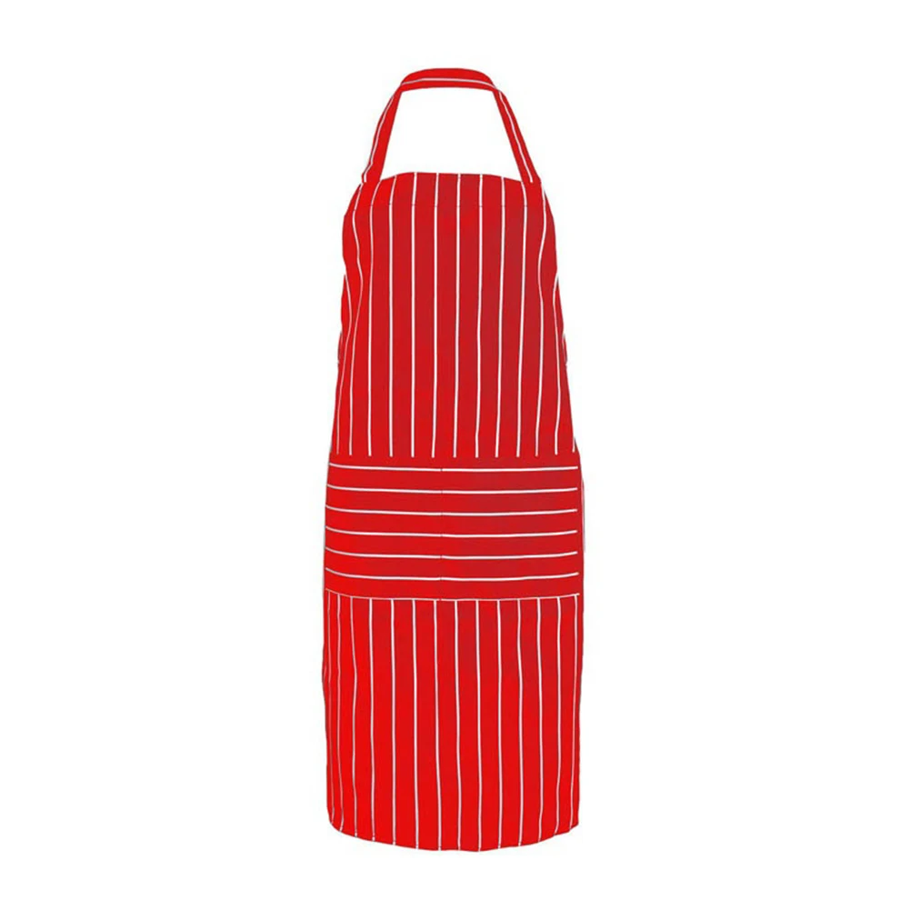 Модные женские туфли Для мужчин регулируемый Фартук Stripes Кухня нагрудник с